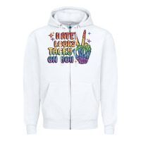White hate looks tacky on you pride Zipper Hoodie - MaliasSmallBusiness