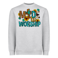 Heather Grey made to worship Heavyweight Sweatshirt - Artiststas