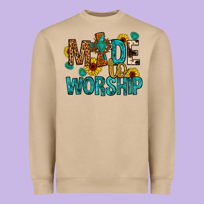 Made To Worship Heavyweight Sweatshirt Designed By Artiststas