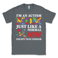 Charcoal Heather LIL Autism Mom Classic Tee - CowhideDigitalArt