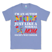 Colony Blue LIL Autism Mom Classic Tee - CowhideDigitalArt