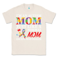 Natural LIL Autism Mom Classic Tee - CowhideDigitalArt
