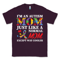 Plum LIL Autism Mom Classic Tee - CowhideDigitalArt