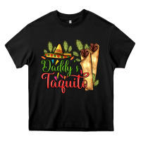 Black Daddy's taquito Heavy Core Tee - RanaPortraitStore