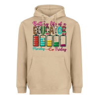 Mushroom Battery Life Of A Educator Heavyweight Hoodie - BundleAndBundleShop