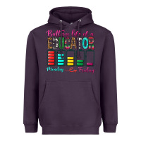 Plum Battery Life Of A Educator Heavyweight Hoodie - BundleAndBundleShop