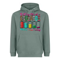 Sage Battery Life Of A Educator Heavyweight Hoodie - BundleAndBundleShop
