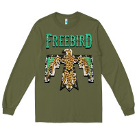 Army Green freebird native american Long Sleeve Tee - AdoDesignShop