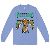 Colony Blue freebird native american Long Sleeve Tee - AdoDesignShop
