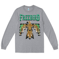 Heather Grey freebird native american Long Sleeve Tee - AdoDesignShop