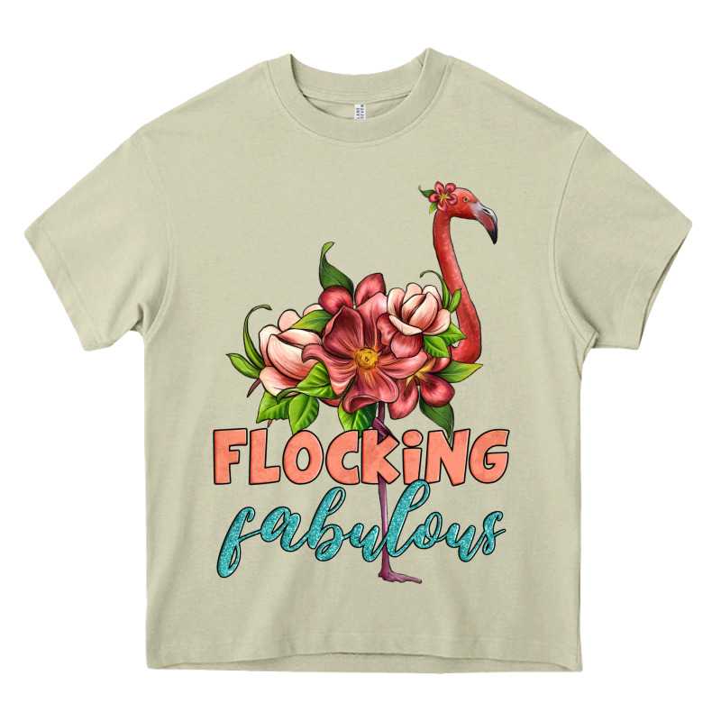 Flamingo Flocking Fabulous Heavy Core Tee by Artiststas | Teevron