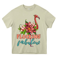 Mossy flamingo flocking fabulous Heavy Core Tee - Artiststas