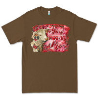 Cacao Valentine's day you moo ve me charolais cow Premium Tee - RanaPortraitStore