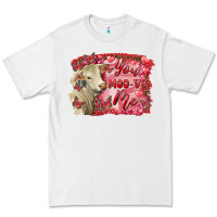 White Valentine's day you moo ve me charolais cow Premium Tee - RanaPortraitStore