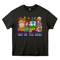 Asphalt Day of the dead coffee cups Heavy Core Tee - RanaPortraitStore