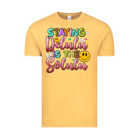 Vintage Mustard staying delulu is the solulu Vintage Tee - Artiststas
