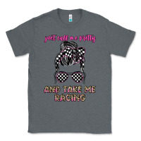 Charcoal Heather just call me pretty and take me racing Classic Tee - JahusDesignShop