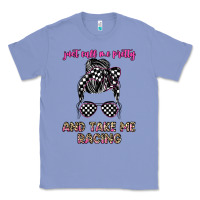 Colony Blue just call me pretty and take me racing Classic Tee - JahusDesignShop