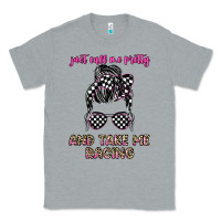 Heather Grey just call me pretty and take me racing Classic Tee - JahusDesignShop