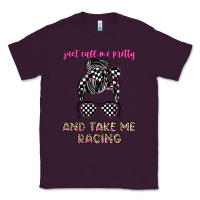 Plum just call me pretty and take me racing Classic Tee - JahusDesignShop