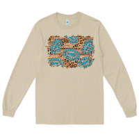 Mushroom gemstone wood leopard background Long Sleeve Tee - AdoDesignShop