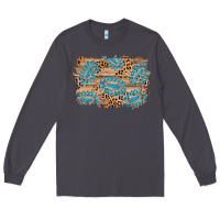 Smoke gemstone wood leopard background Long Sleeve Tee - AdoDesignShop