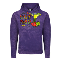 Cloud Purple sweet summer time Vintage Hoodie - CowhideDigitalArt