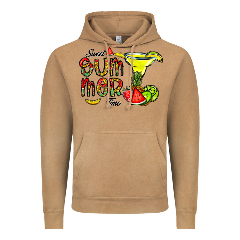 Sweet Summer Time Vintage Hoodie by CowhideDigitalArt | Teevron