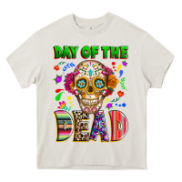 Cream Day of the dead Heavy Core Tee - RanaPortraitStore