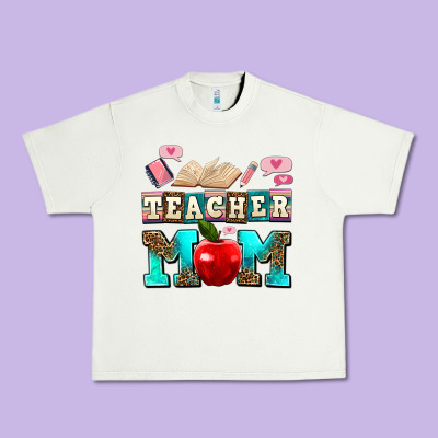Teacher Mom Urban Heavy Tee Designed By Adodesignshop