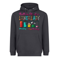 Smoke Battery Life Of A lunch Lady Heavyweight Hoodie - BundleAndBundleShop