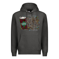 Charcoal Heather I Run on Coffee and Christmas Cheer Premium Hoodie - Bettercallsaul