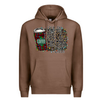 Chestnut I Run on Coffee and Christmas Cheer Premium Hoodie - Bettercallsaul