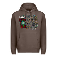 Coffee I Run on Coffee and Christmas Cheer Premium Hoodie - Bettercallsaul