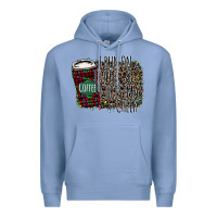 Colony Blue I Run on Coffee and Christmas Cheer Premium Hoodie - Bettercallsaul