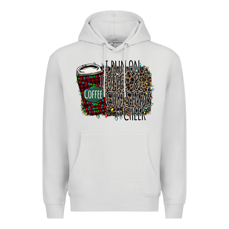 I Run On Coffee And Christmas Cheer Premium Hoodie by Bettercallsaul | Teevron