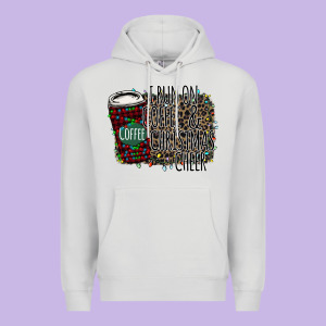 I Run On Coffee And Christmas Cheer Premium Hoodie Designed By Bettercallsaul