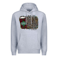 Heather Grey I Run on Coffee and Christmas Cheer Premium Hoodie - Bettercallsaul