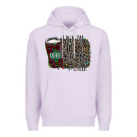 Lilac I Run on Coffee and Christmas Cheer Premium Hoodie - Bettercallsaul