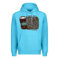 Ocean Blue I Run on Coffee and Christmas Cheer Premium Hoodie - Bettercallsaul