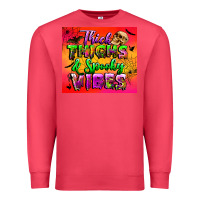 Cardinal thick thighs and spooky vibes tumbler Premium Sweatshirt - BundleAndBundleShop