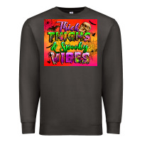 Smoke thick thighs and spooky vibes tumbler Premium Sweatshirt - BundleAndBundleShop