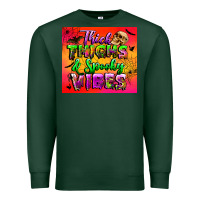 Sports Green thick thighs and spooky vibes tumbler Premium Sweatshirt - BundleAndBundleShop