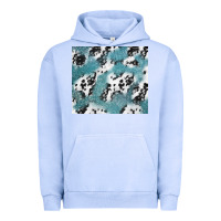 Pigment Grape Ice teal glitter and cowhide Urban Hoodie - TumblerDesignByShophia