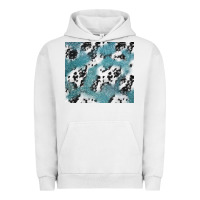 Pigment Lunar Rock teal glitter and cowhide Urban Hoodie - TumblerDesignByShophia