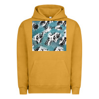 Pigment Peanut Butter teal glitter and cowhide Urban Hoodie - TumblerDesignByShophia