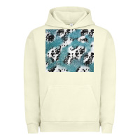 Pigment Pistachio teal glitter and cowhide Urban Hoodie - TumblerDesignByShophia