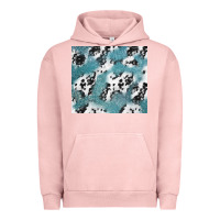 Pigment Salmon teal glitter and cowhide Urban Hoodie - TumblerDesignByShophia