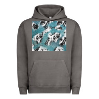 Pigment Tornado teal glitter and cowhide Urban Hoodie - TumblerDesignByShophia