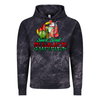 Cloud Black sweet sweet summer Vintage Hoodie - CowhideDigitalArt